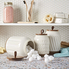 TTU Ziggy gros plan motif embossé sur grès, texture protectrice et élégante