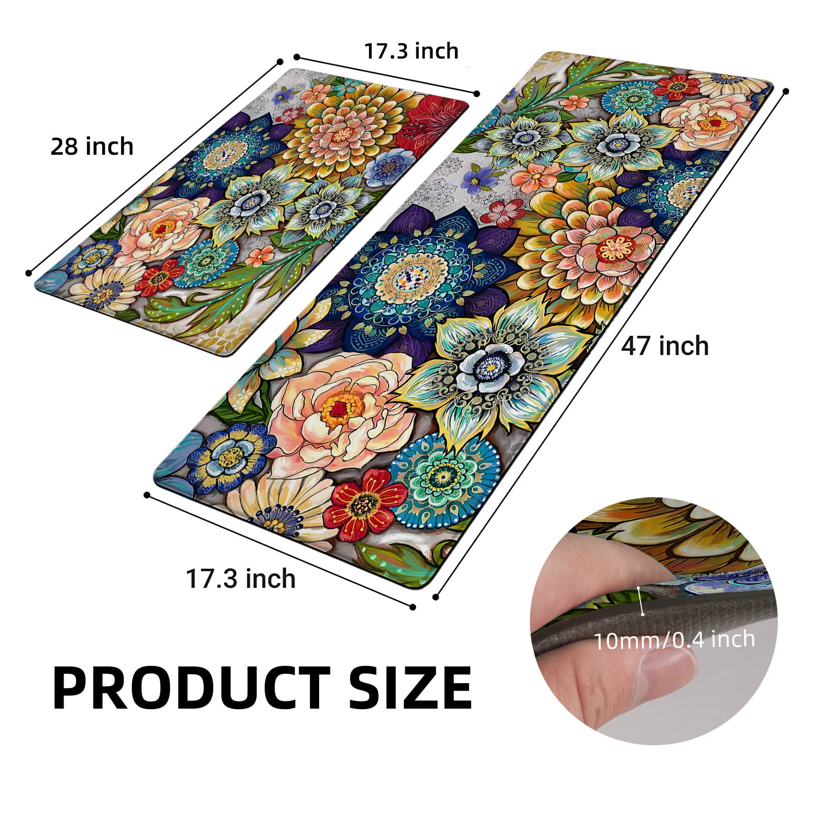 tubeamin gros plan du motif floral boho apportant style