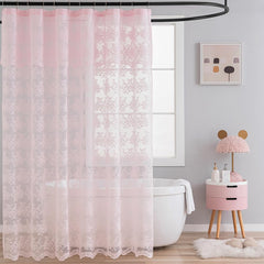 TUDECO rideau de douche face entière apportant charme romantique