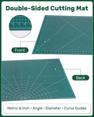 Tujurich tapis en usage avec cutter rotatif pour coupes nettes et rapides