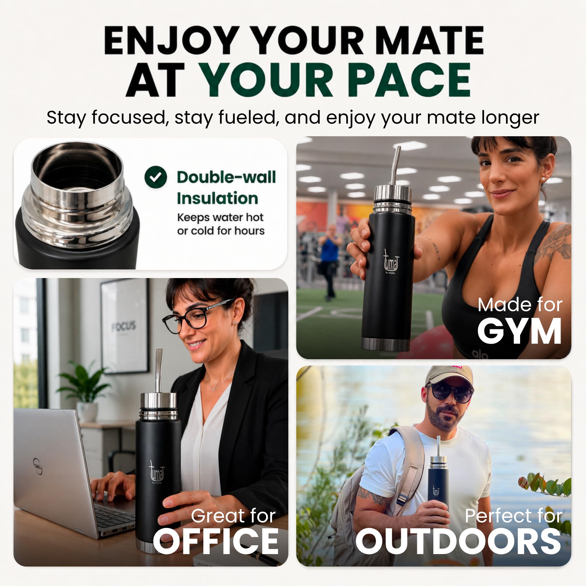 TUMA TU MATE bec et bouchon étanche, protection anti-fuite pour sac