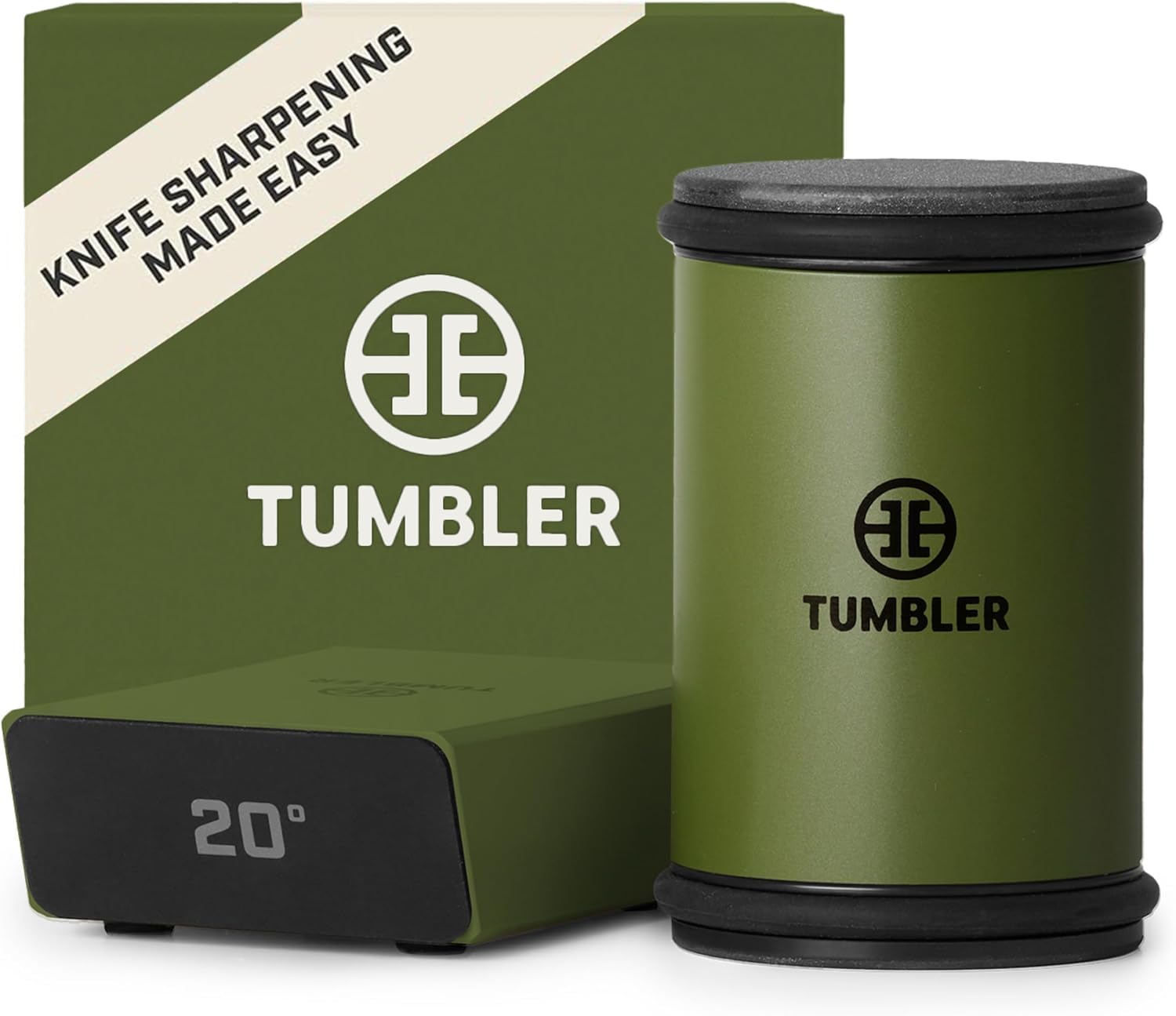 TUMBLER Pro vue avant du boîtier vert montrant robustesse et ergonomie
