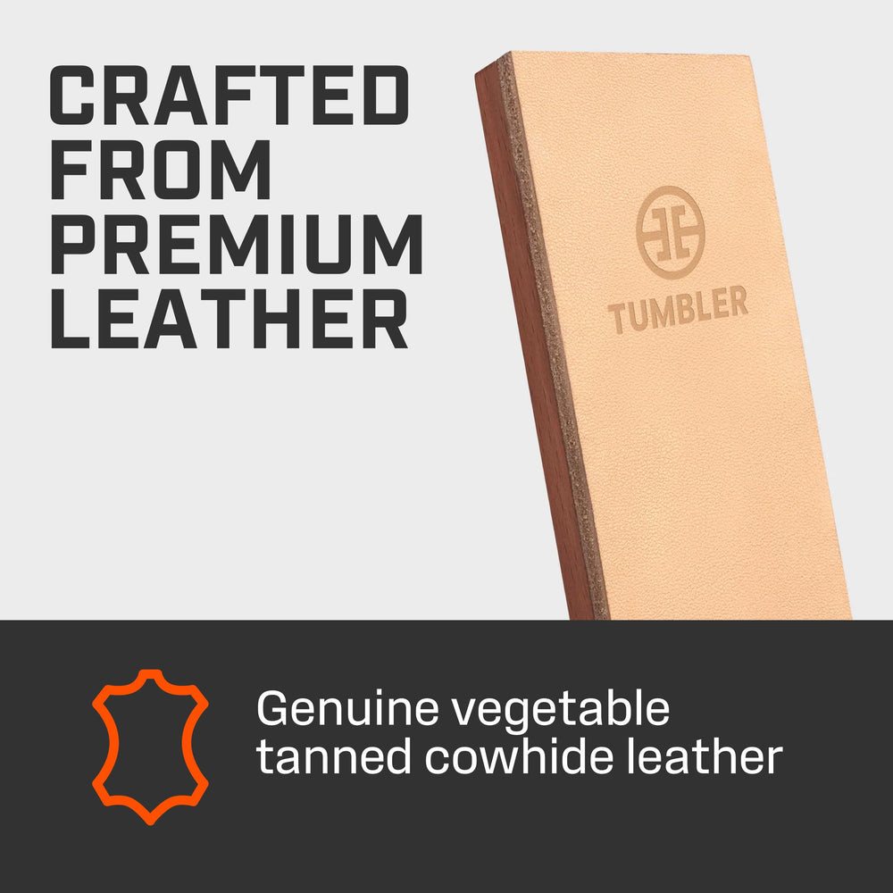 TUMBLER strop posé à côté d'une main pour visualiser l'échelle et la portabilité