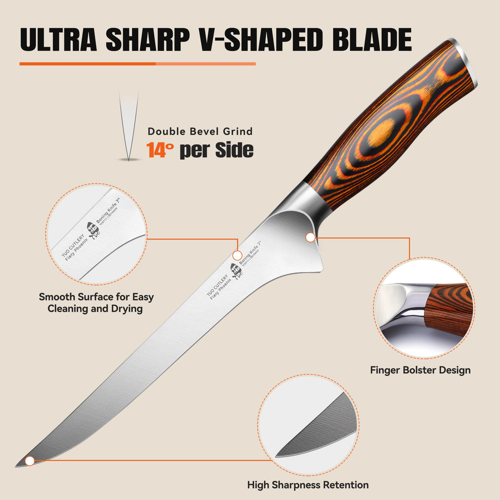 TUO couteau comparaison taille main, idée d'échelle et maniabilité