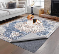 TUOTPE face avant du sous-tapis montrant emballage et dimensions, protection immédiate