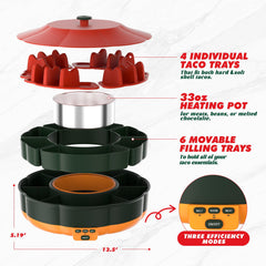 Tupoyi supports tacos en usage stabilisant tortillas pour un service sans renversement