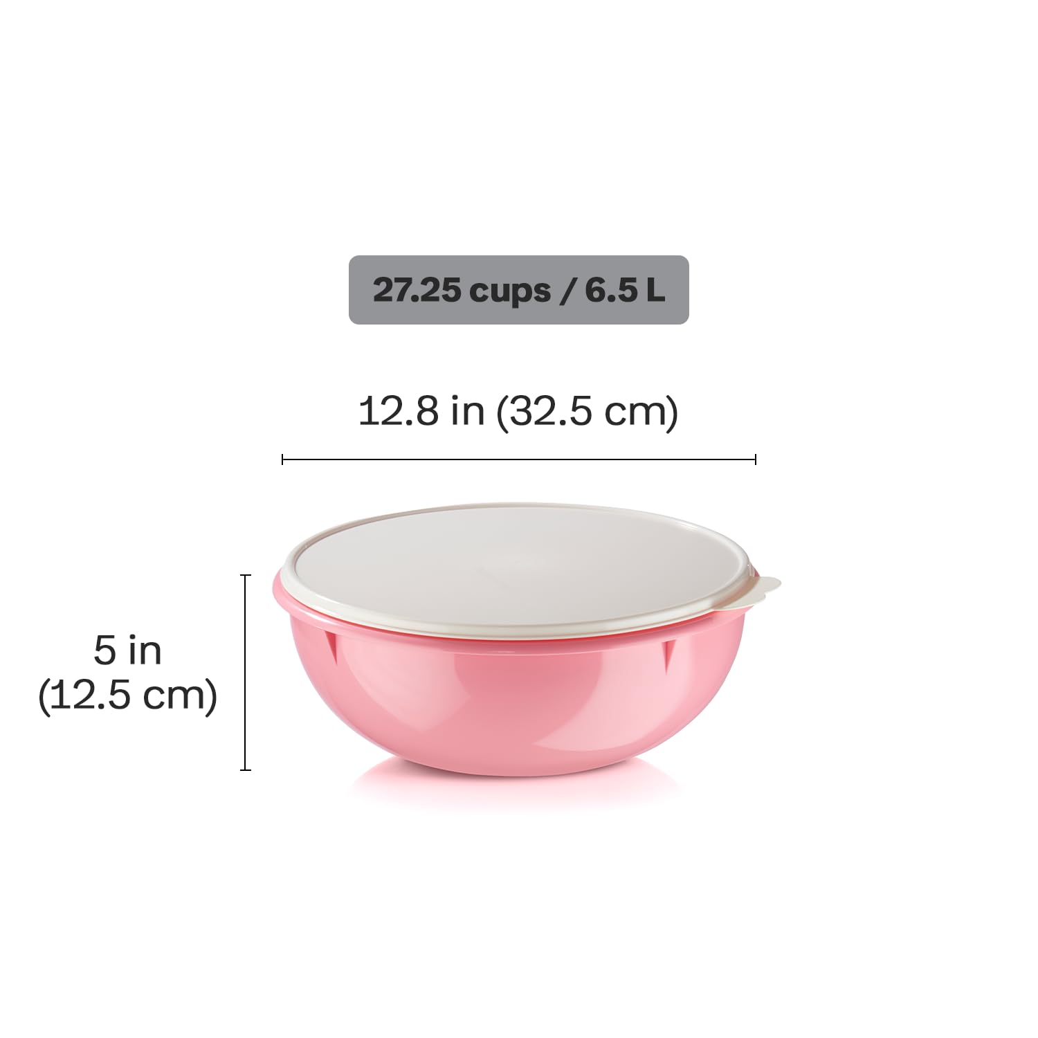 Tupperware en action bol contenant pâte montrant facilité de mélange rapide