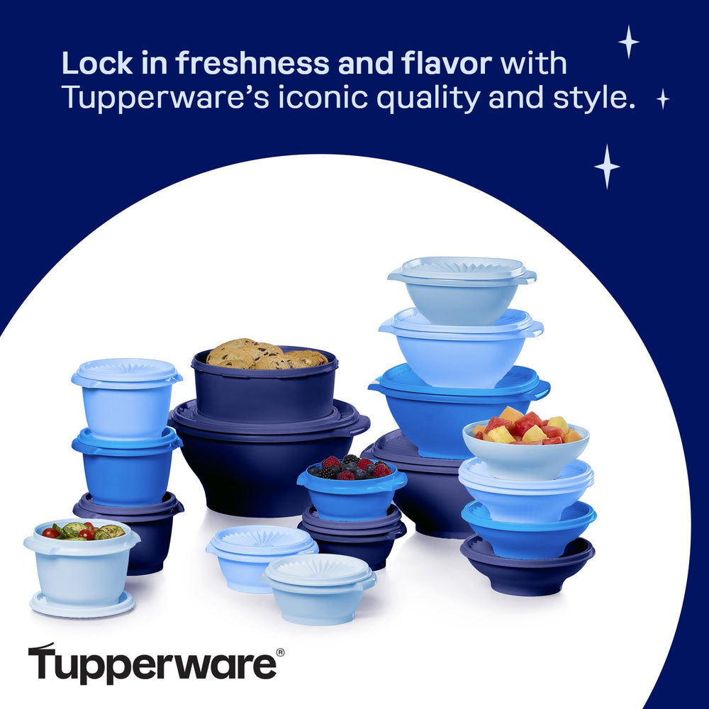 Tupperware set posé sur une nappe de pique‑nique montrant transport facile des repas