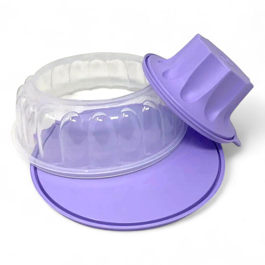 Tupperware détail du centre amovible en gros plan facilitant le démoulage propre