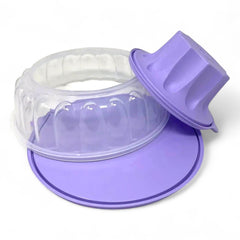 Tupperware détail du centre amovible en gros plan facilitant le démoulage propre