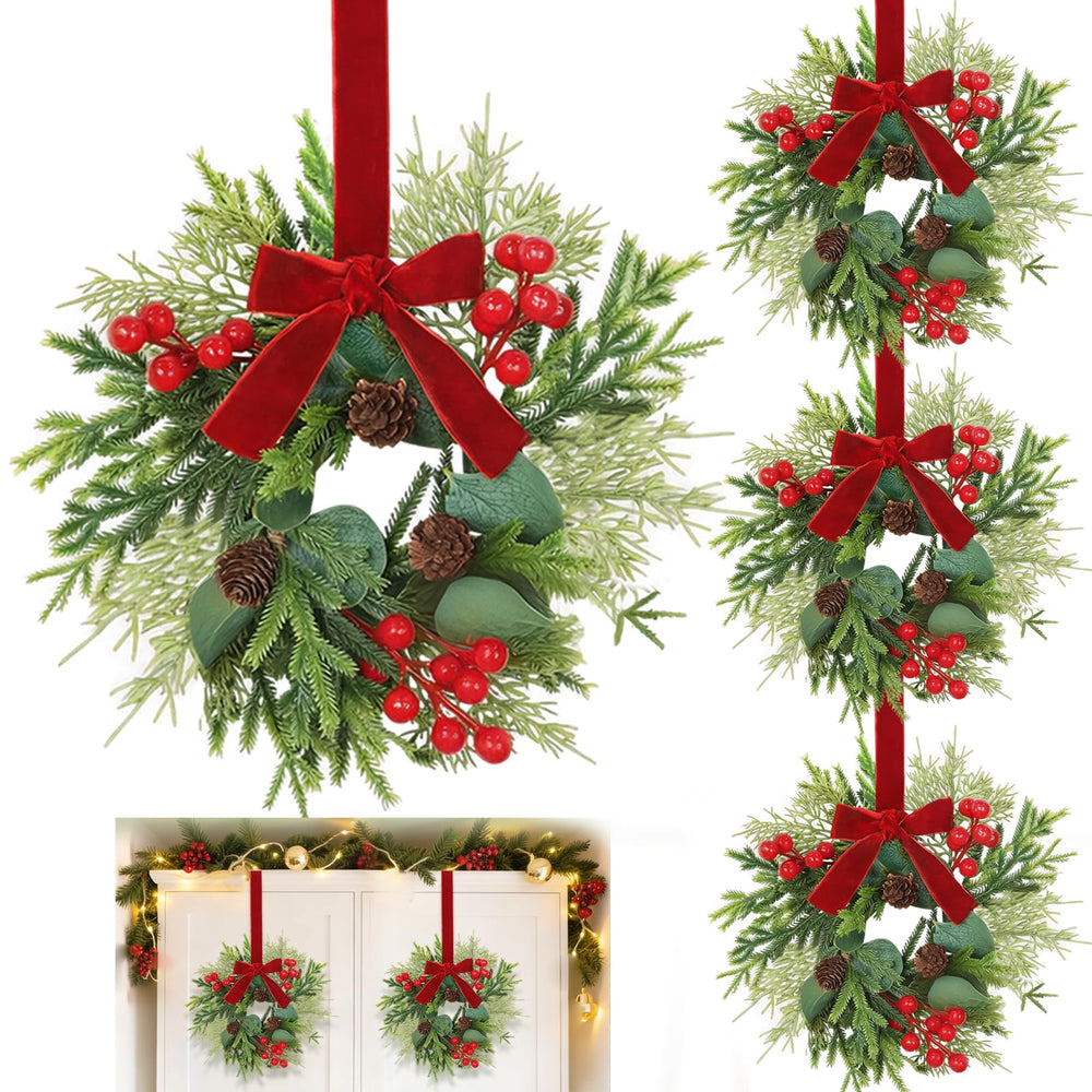 TURNMEON couronne avant emballage montrant finition soignée et couleur festive