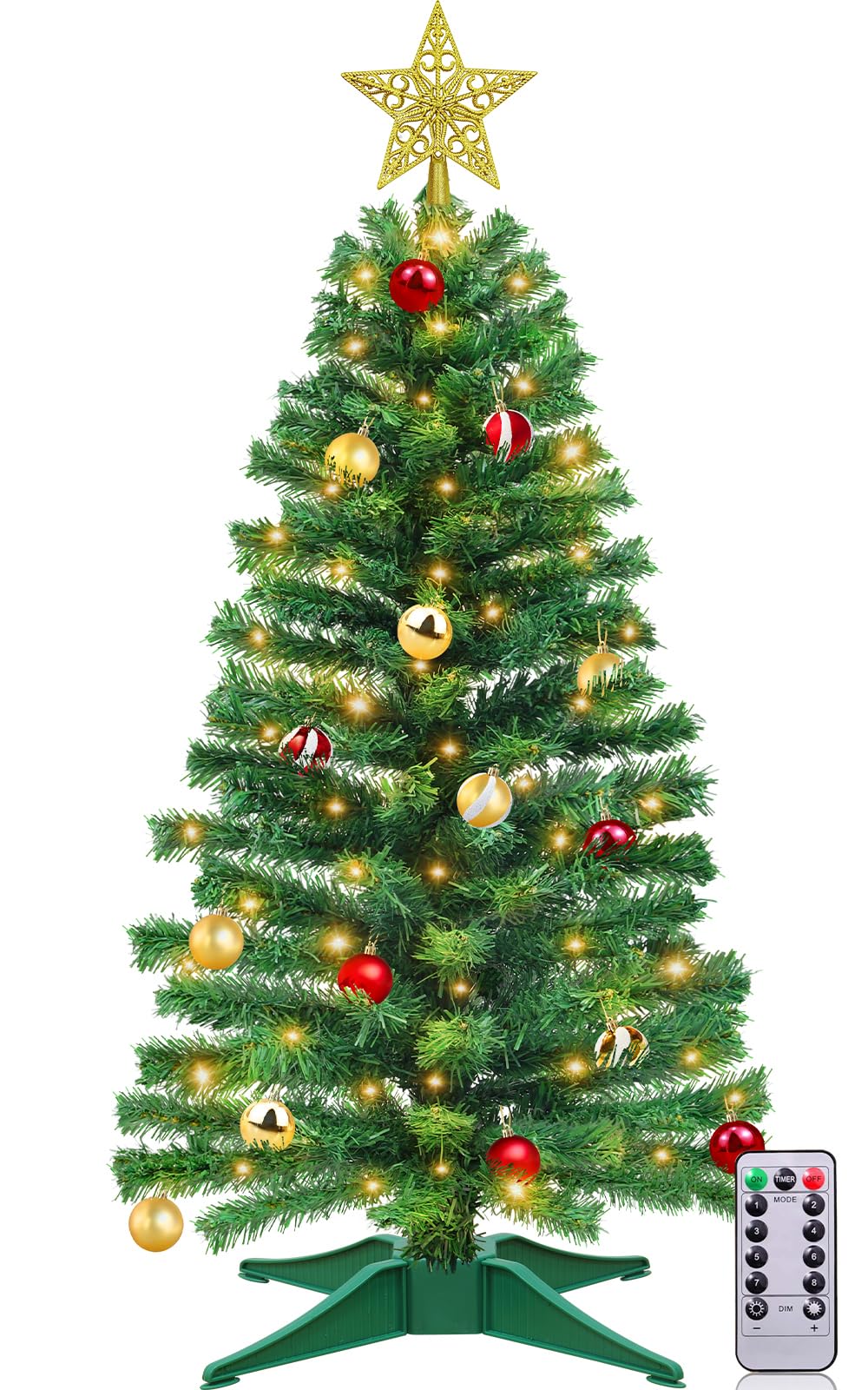 TURNMEON sapin face entière éclairage chaleureux et gain d'ambiance