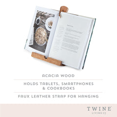 Twine support acacia profil illustrant angle d'inclinaison utile
