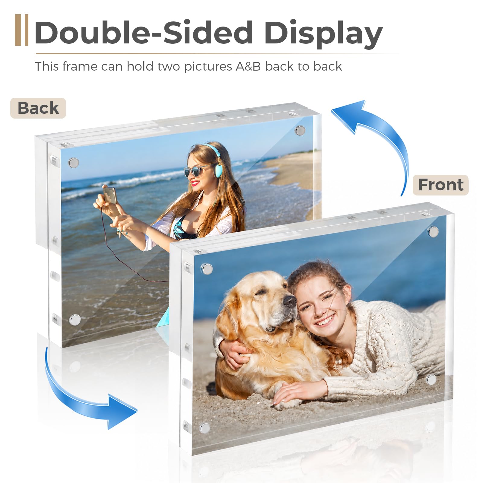 TWING cadre avec photo insérée facilitant remplacement rapide et sans outils