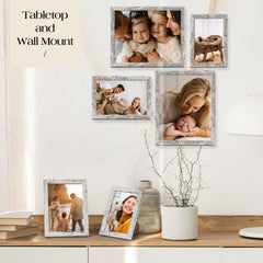 TWING cadre posé sur table avec photos pour présenter facilité d'exposition et style
