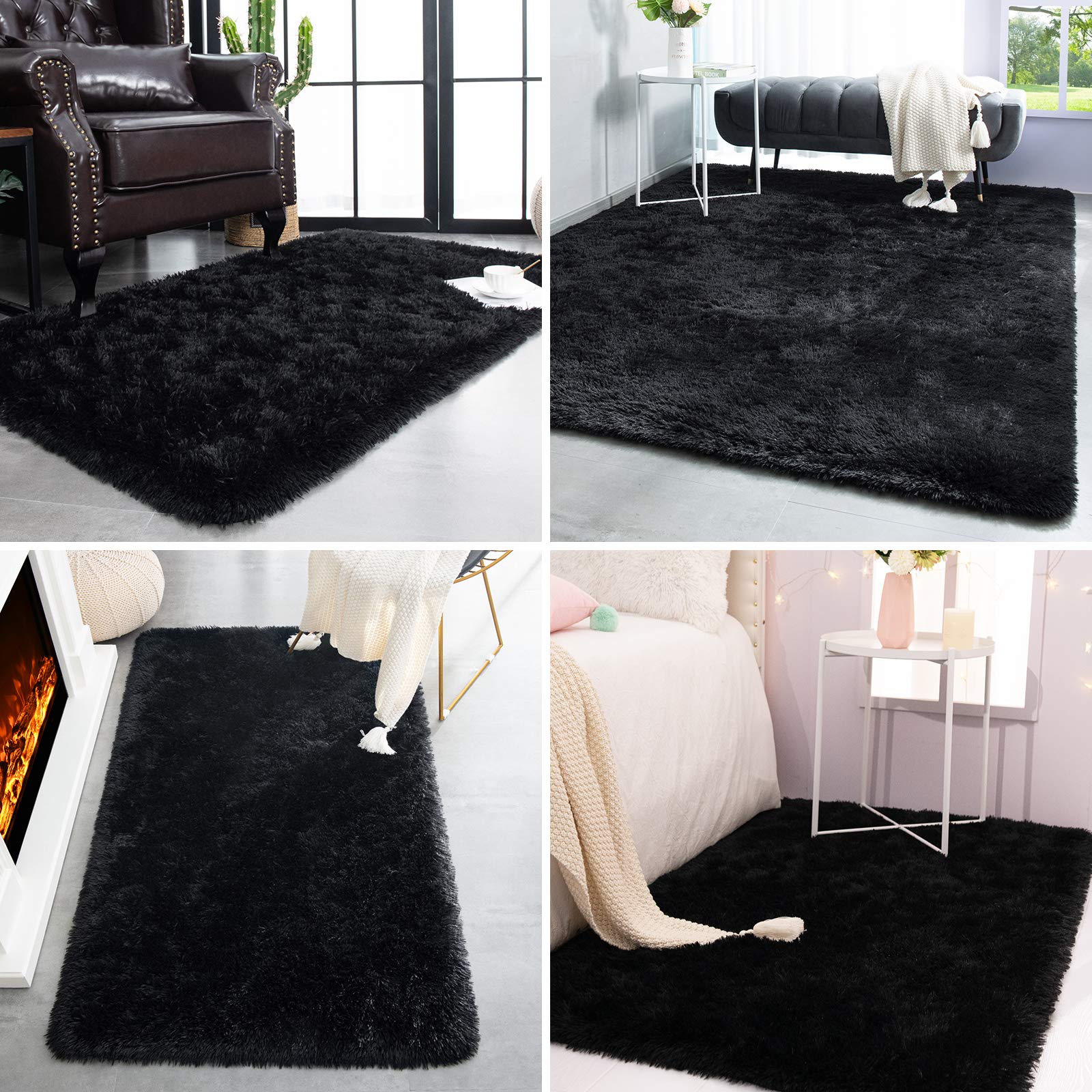 TWINNIS tapis posé dans un salon chaleureux améliorant le confort visuel