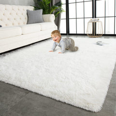 TWINNIS tapis face avant crème blanc apportant chaleur visuelle