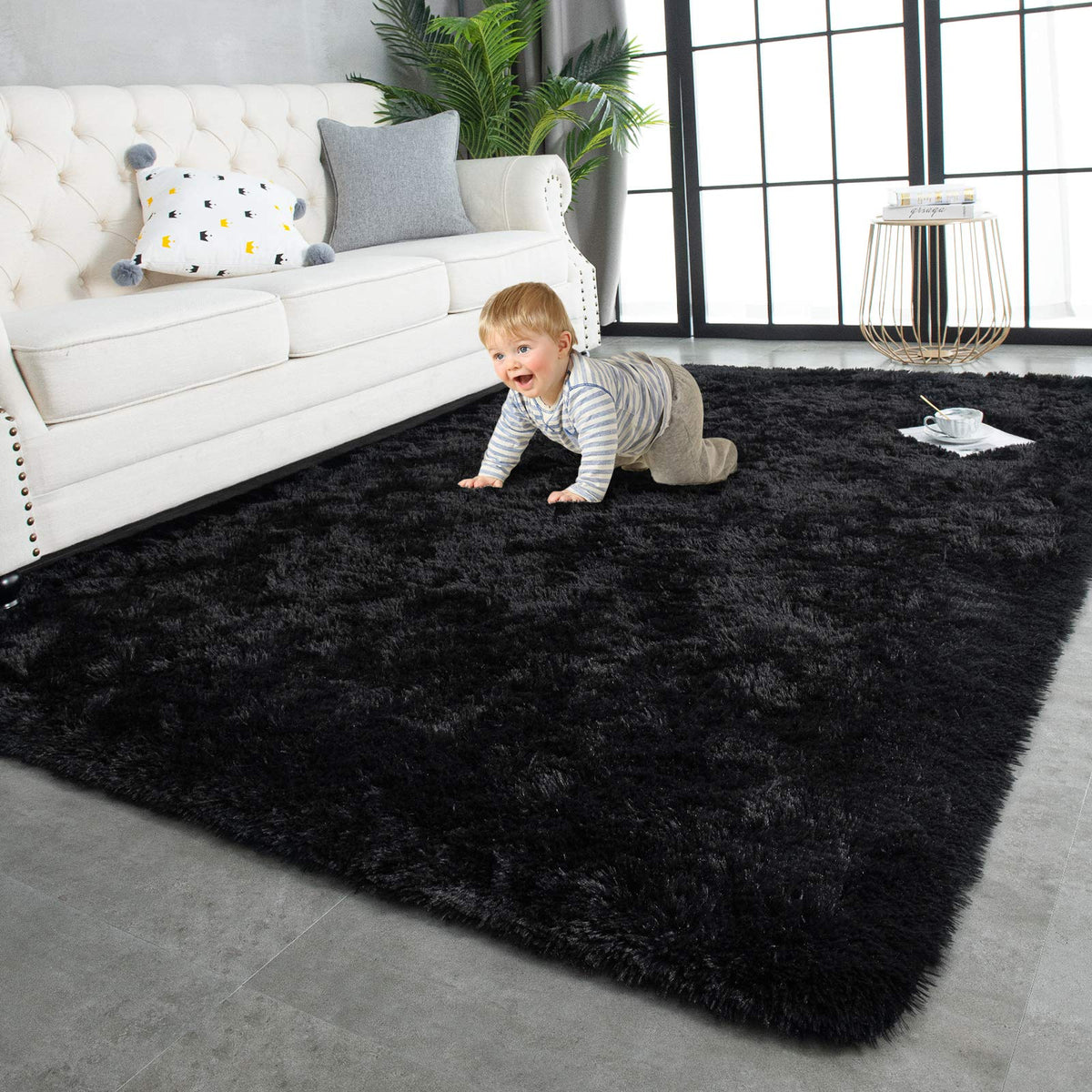 TWINNIS tapis face avant moelleux apportant élégance au salon