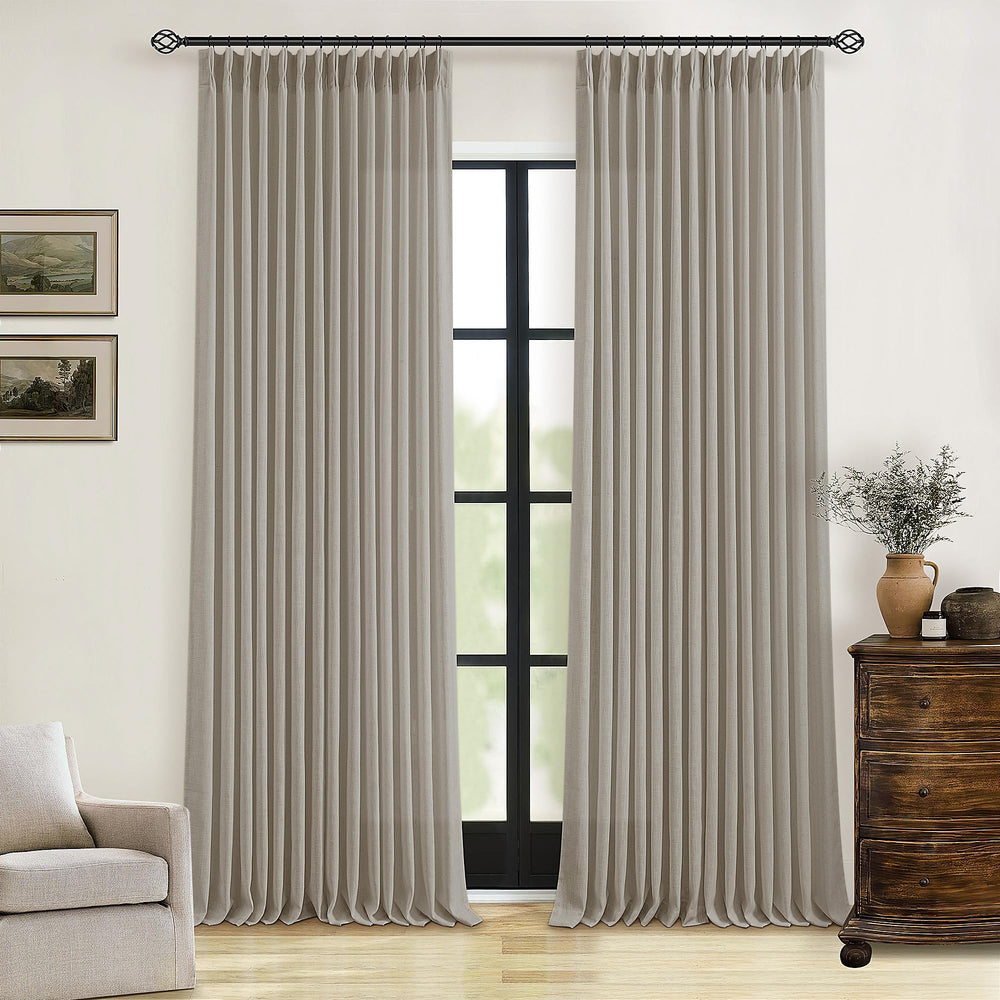 TWODRAPES accessoires inclus anneaux et crochets pour pose rapide