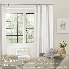 TWODRAPES gros plan texture lin révélant aspect naturel et durable