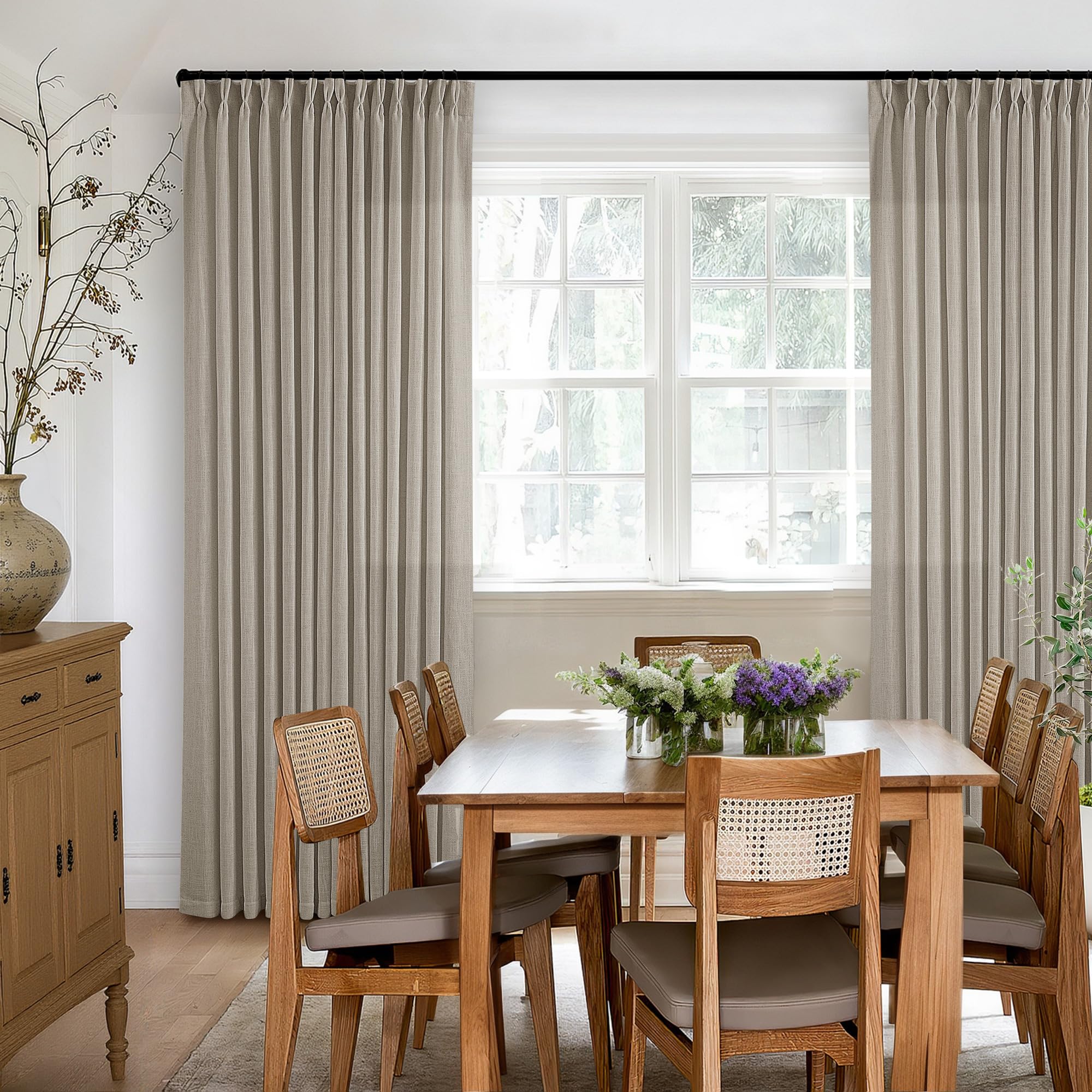 TWODRAPES vue arrière patte cachée offrant finition discrète