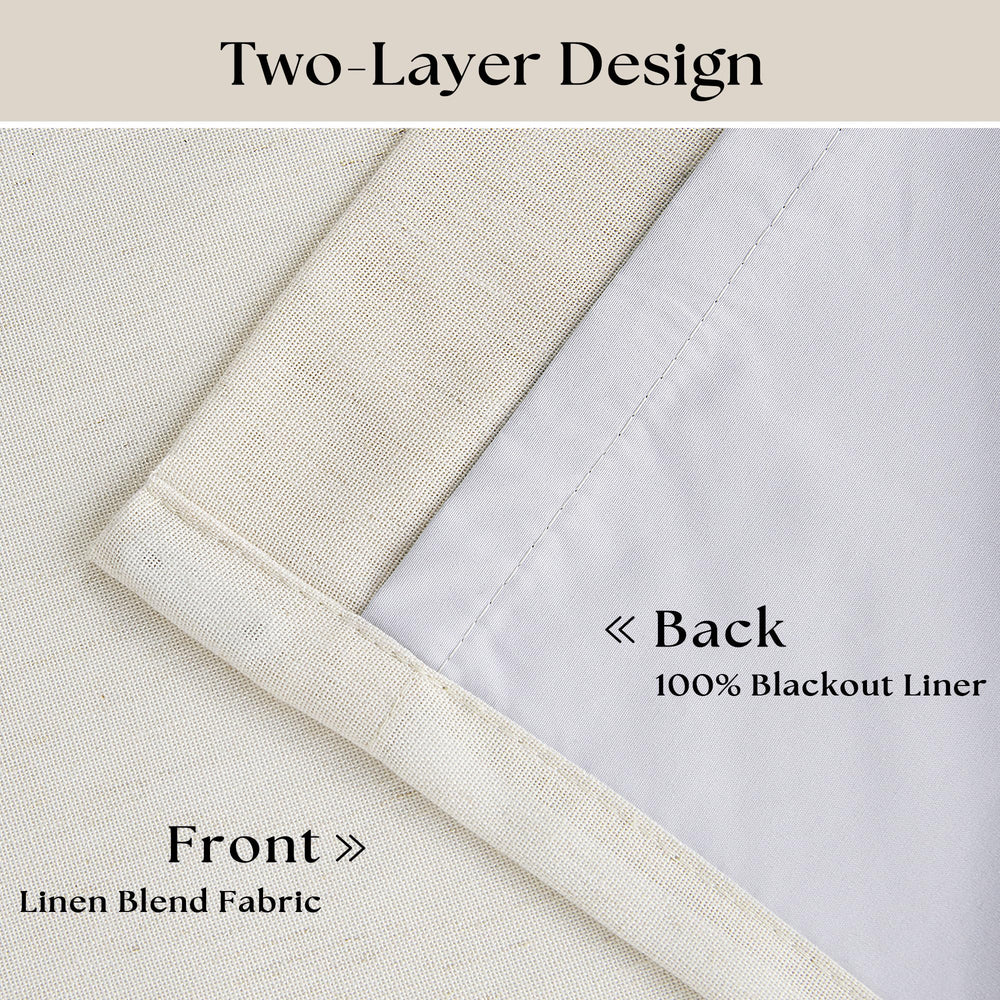 TWODRAPES doublure 100% occultante montrant blocage lumière