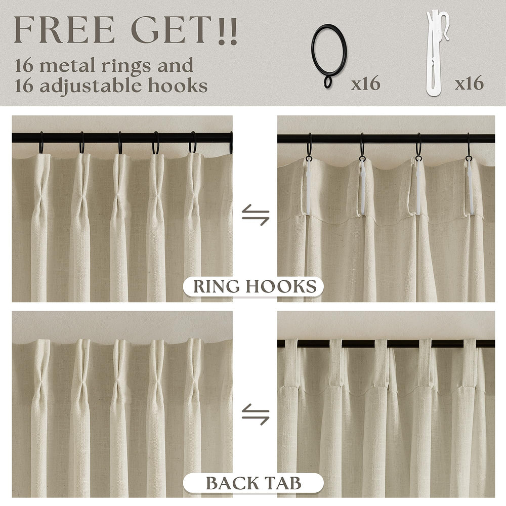 TWODRAPES vue arrière dos-cache-tringle offrant finition discrète