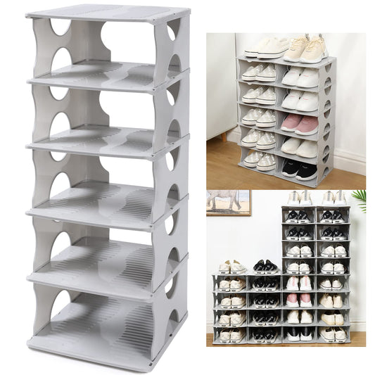 TXALWIQ vue avant du porte-chaussures montrant gain d'espace