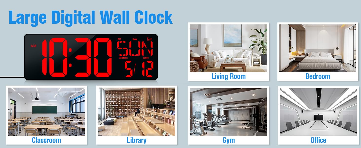 TXL horloge dans salle de sport utile pour entraînements
