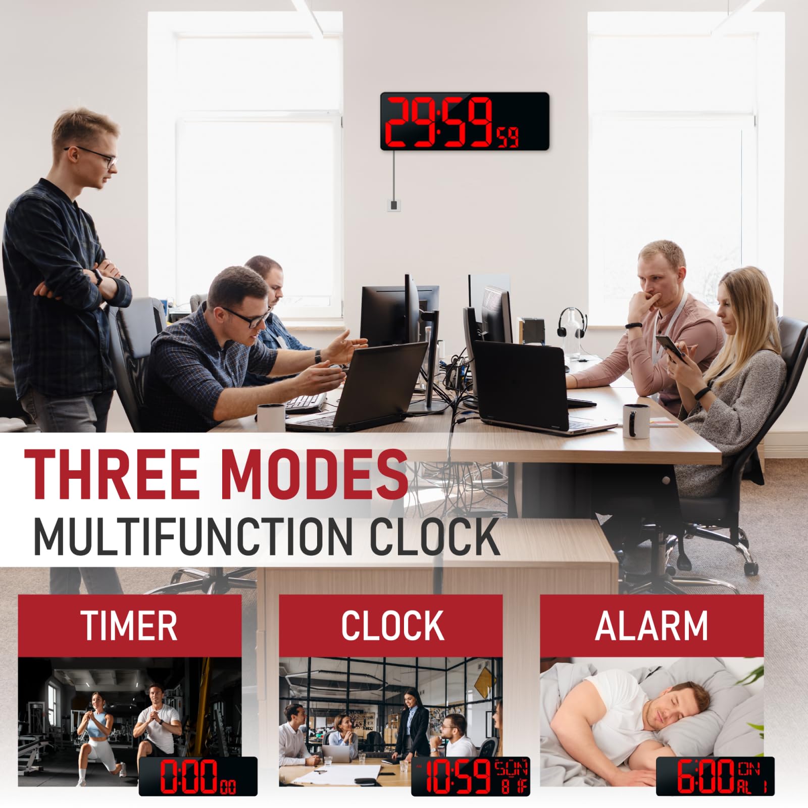 TXL support bureau pour poser l'horloge facilement
