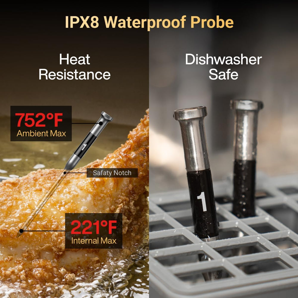 Typhur détail inox et marquage IPX8, résistance à l’humidité pour usage extérieur