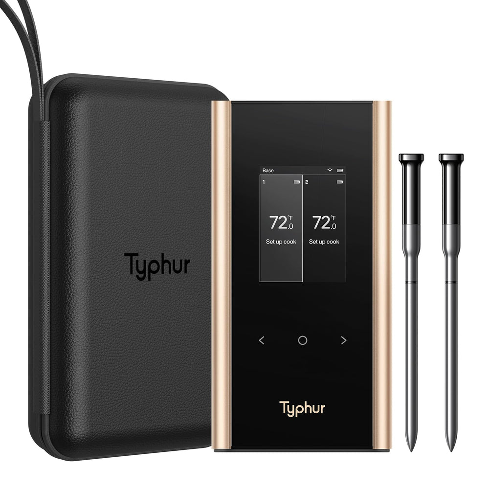 typhur face avant montrant écran et contrôles pour lecture rapide