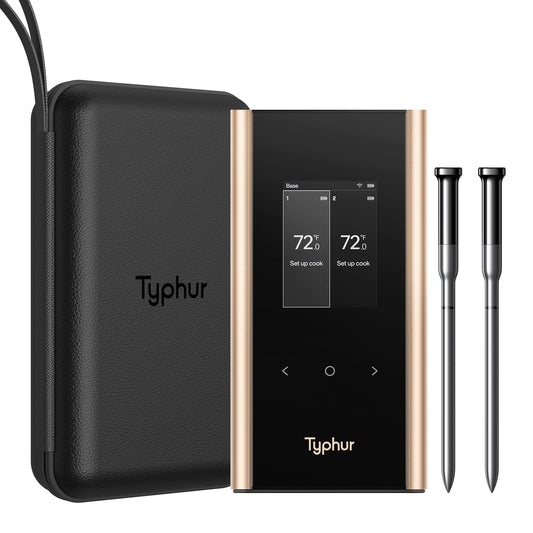 typhur face avant montrant écran et contrôles pour lecture rapide