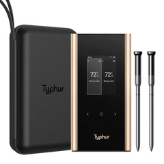 typhur face avant montrant écran et contrôles pour lecture rapide