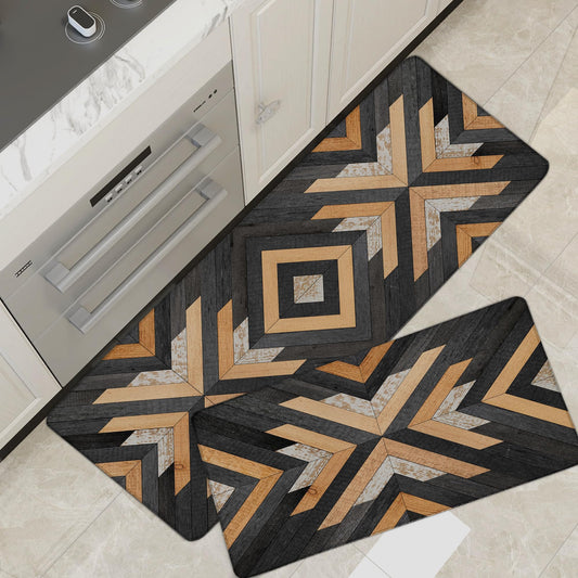 Tyrot vue avant du lot de 2 tapis boho, apporte style et confort