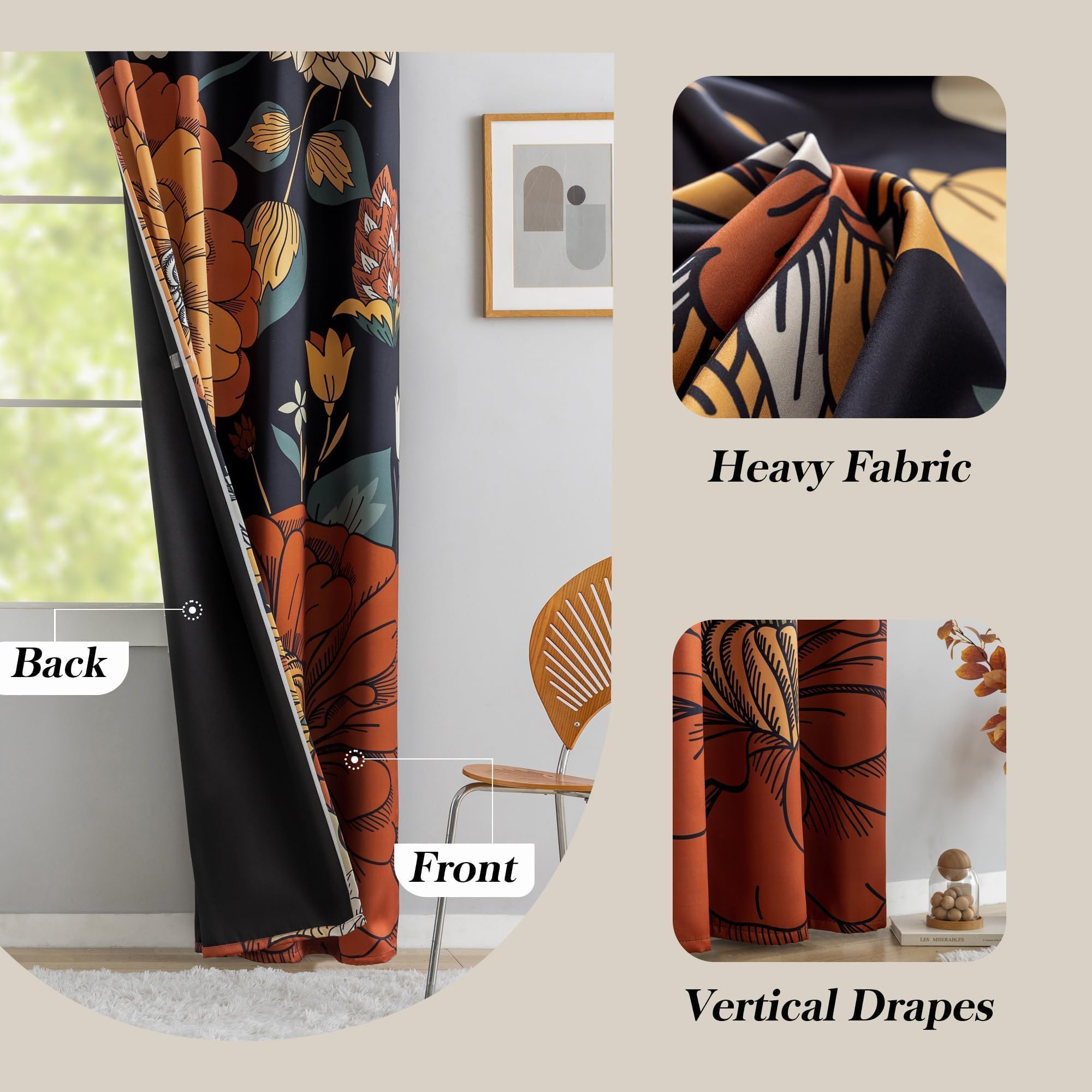 Tyrot motif floral détail apportant style décoratif bohème