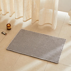 TYUU tapis de bain face avant gris clair apportant confort immédiat
