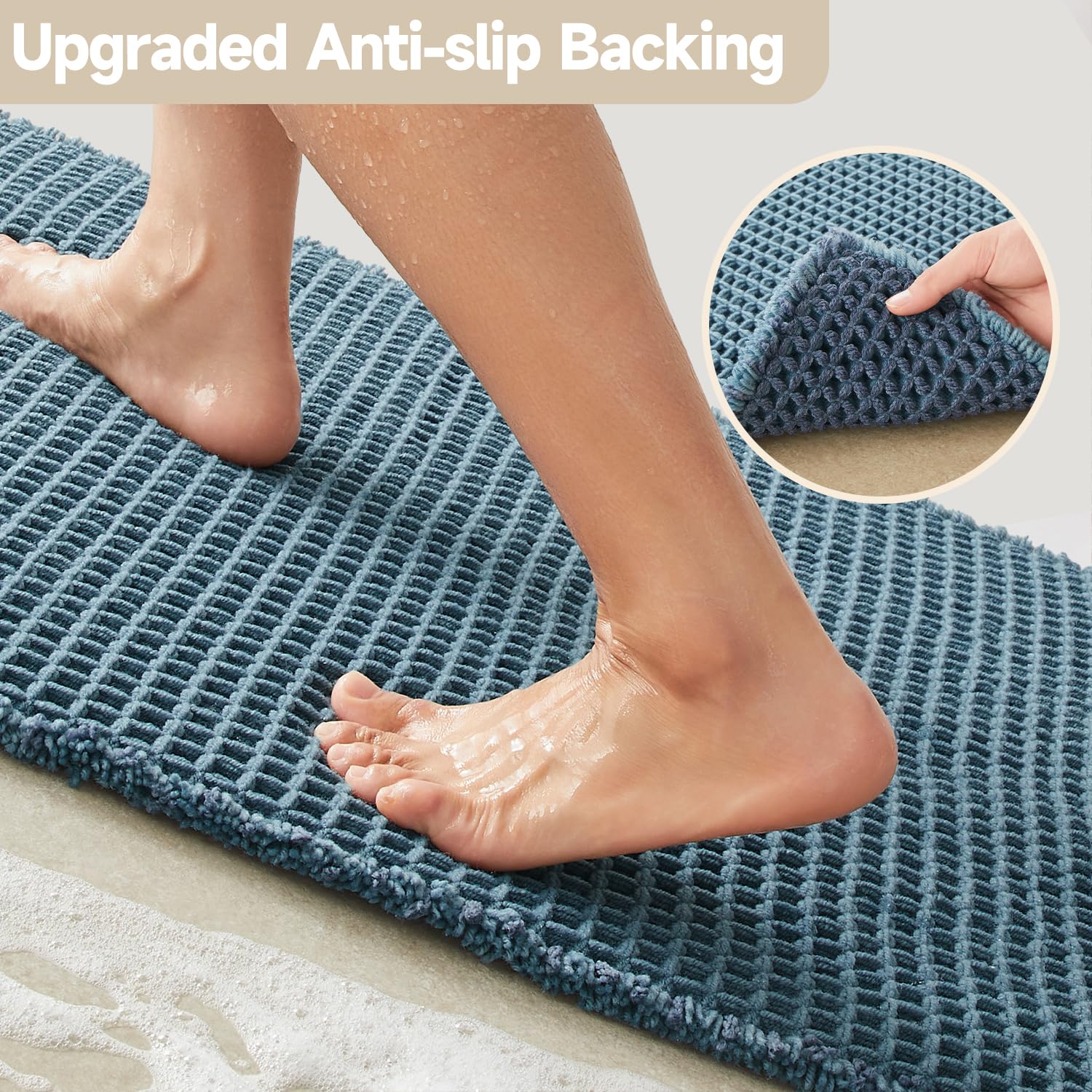 TYUU tapis posé dans la douche, sécurité et confort après la sortie