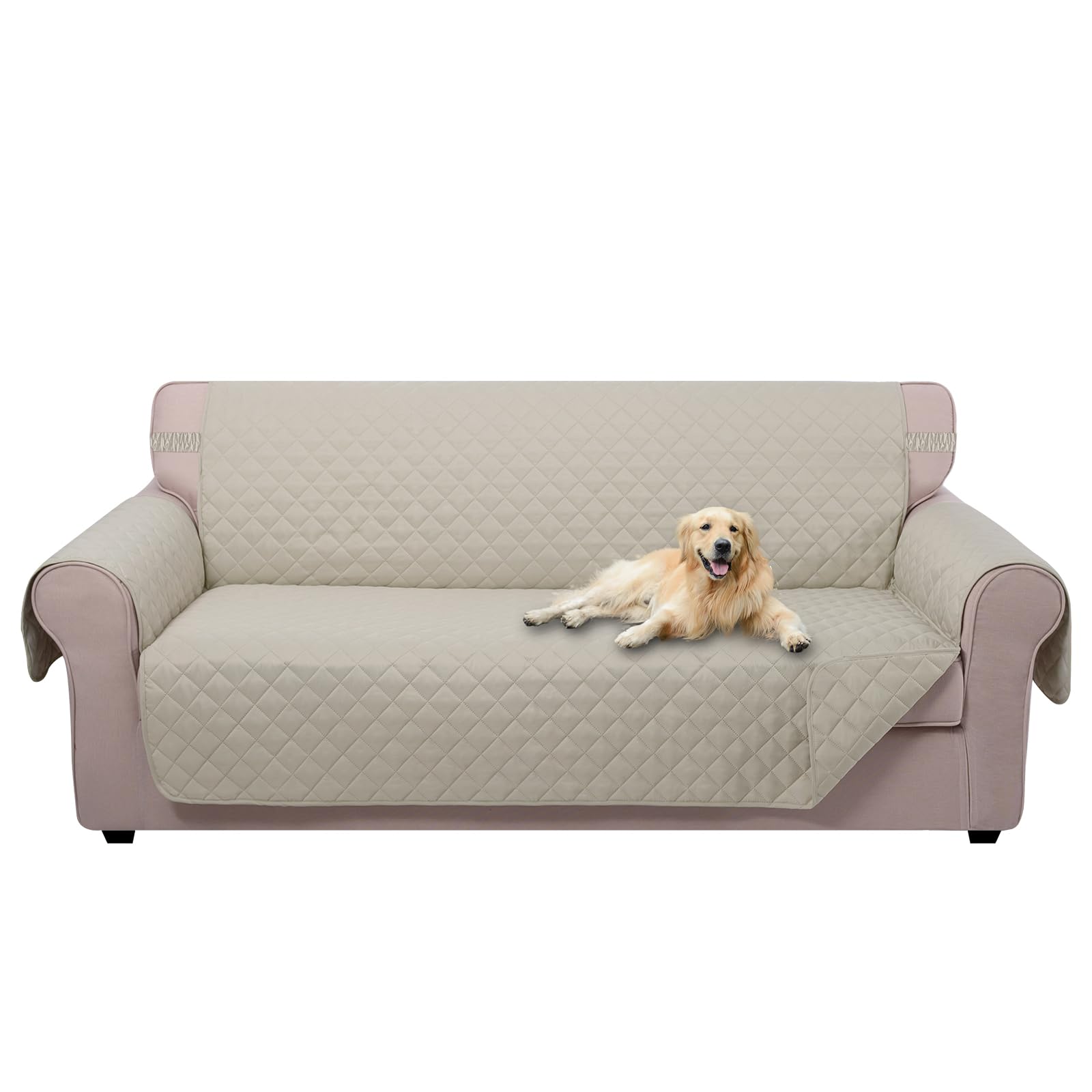 U-NICE HOME housse face avant montrant protection intégrale et style beige