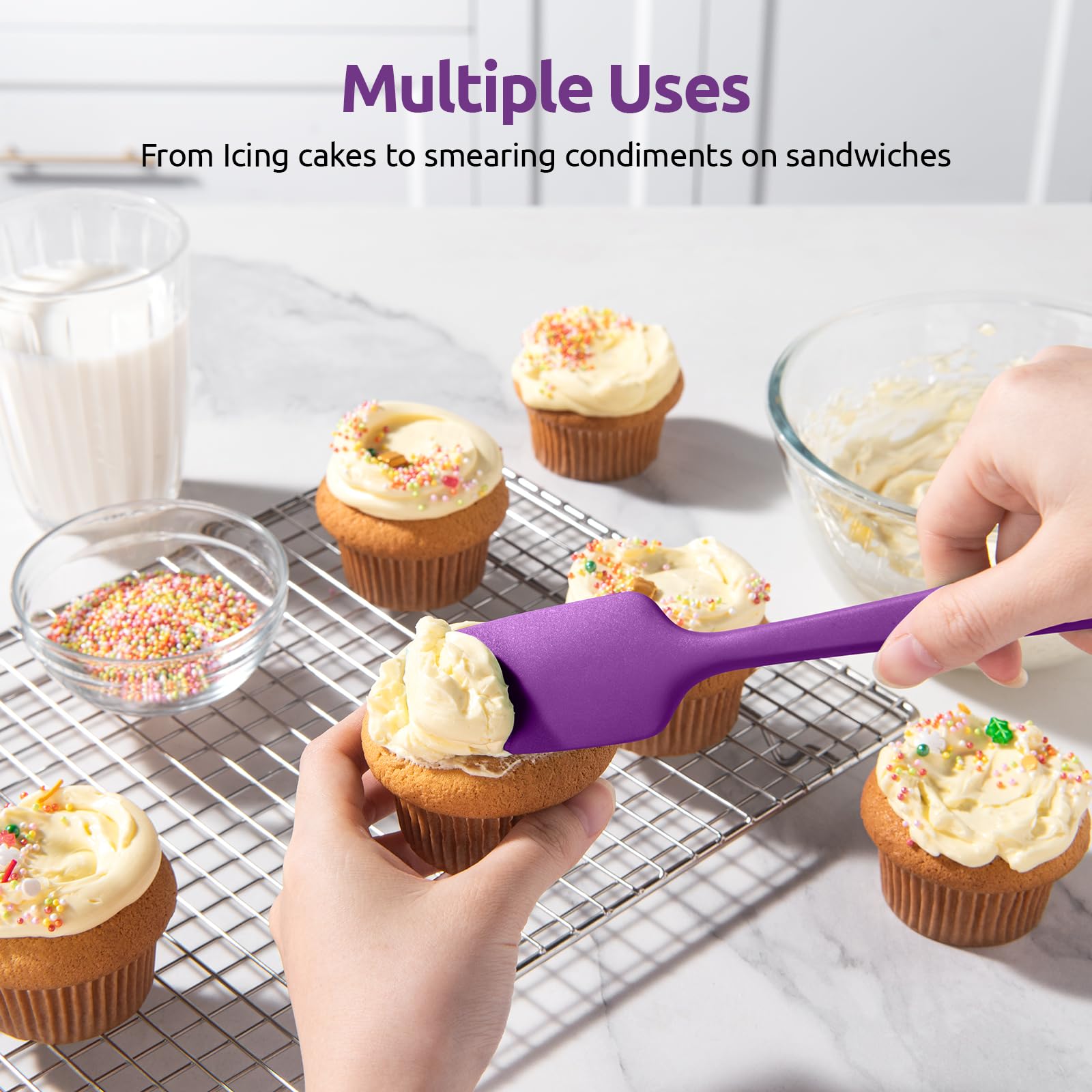 U-Taste détail du bord flexible garantissant raclage propre