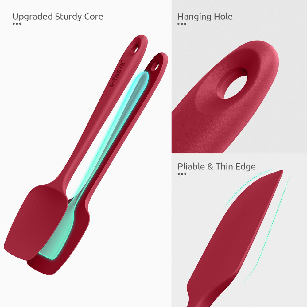 U-Taste spatule dans une poêle illustrant résistance à haute température