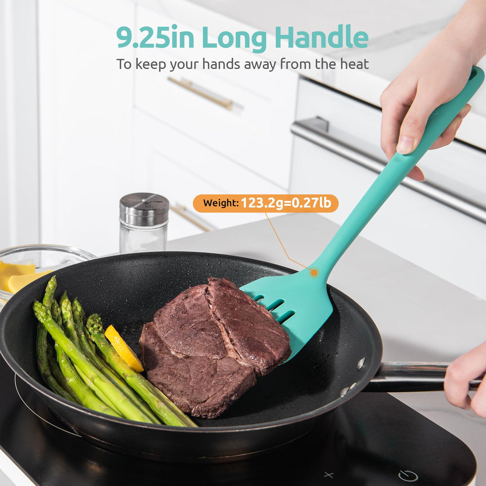 U-Taste gros plan sur la texture du silicone résistant à la chaleur et sans métal