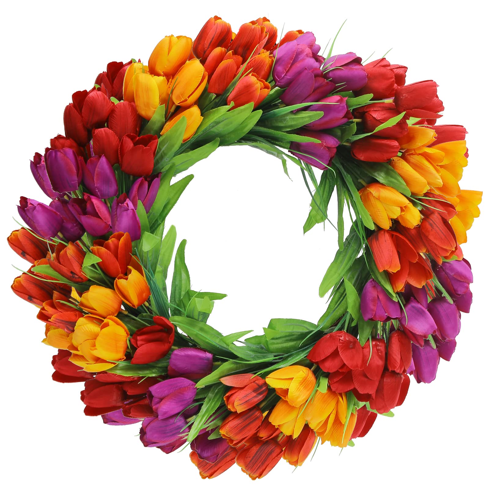 U'Artlines couronne tulipes face vue frontale apporte charme instantané