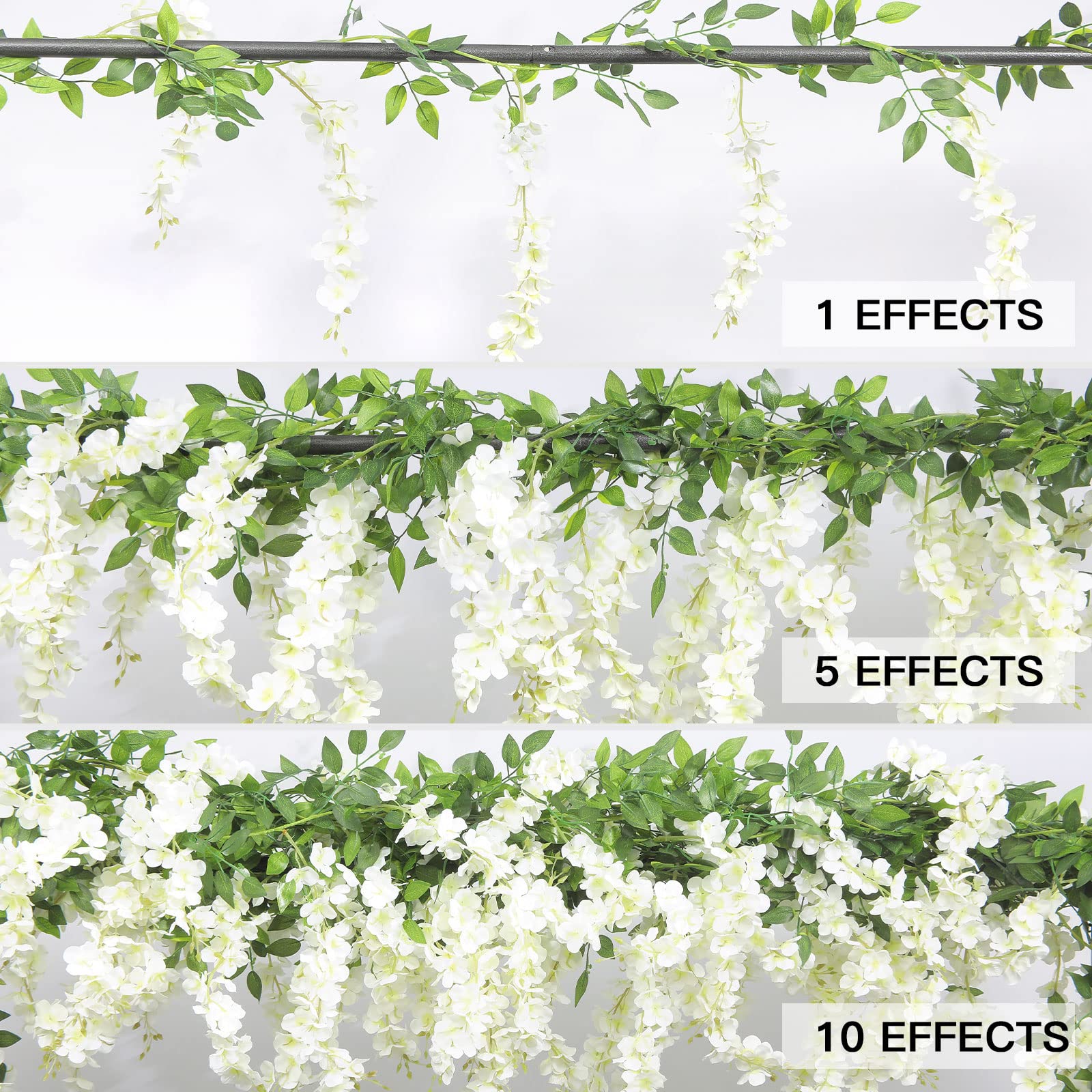 U'Artlines guirlande installée sur un arc de mariage pour effet romantique