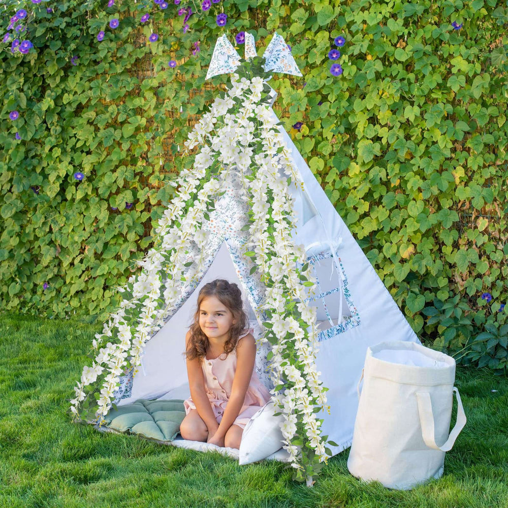 U'Artlines ruban floral de 35cm en gros plan pour vérification de la texture