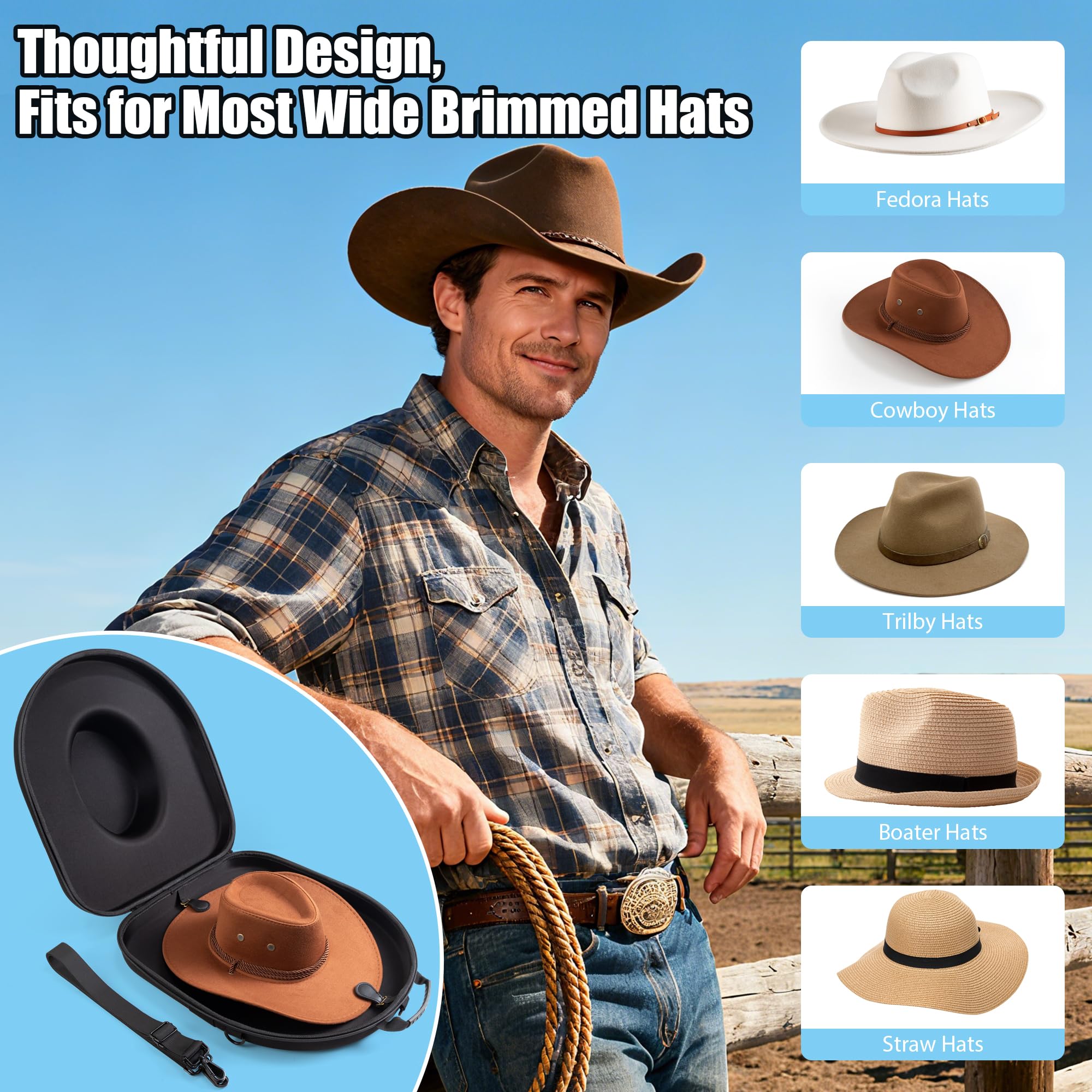 Uawsyut comparaison de taille avec chapeau montre capacité