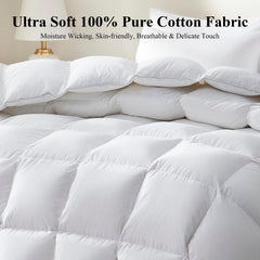 Ubauba texture housse 100% coton affichant douceur et respirabilité