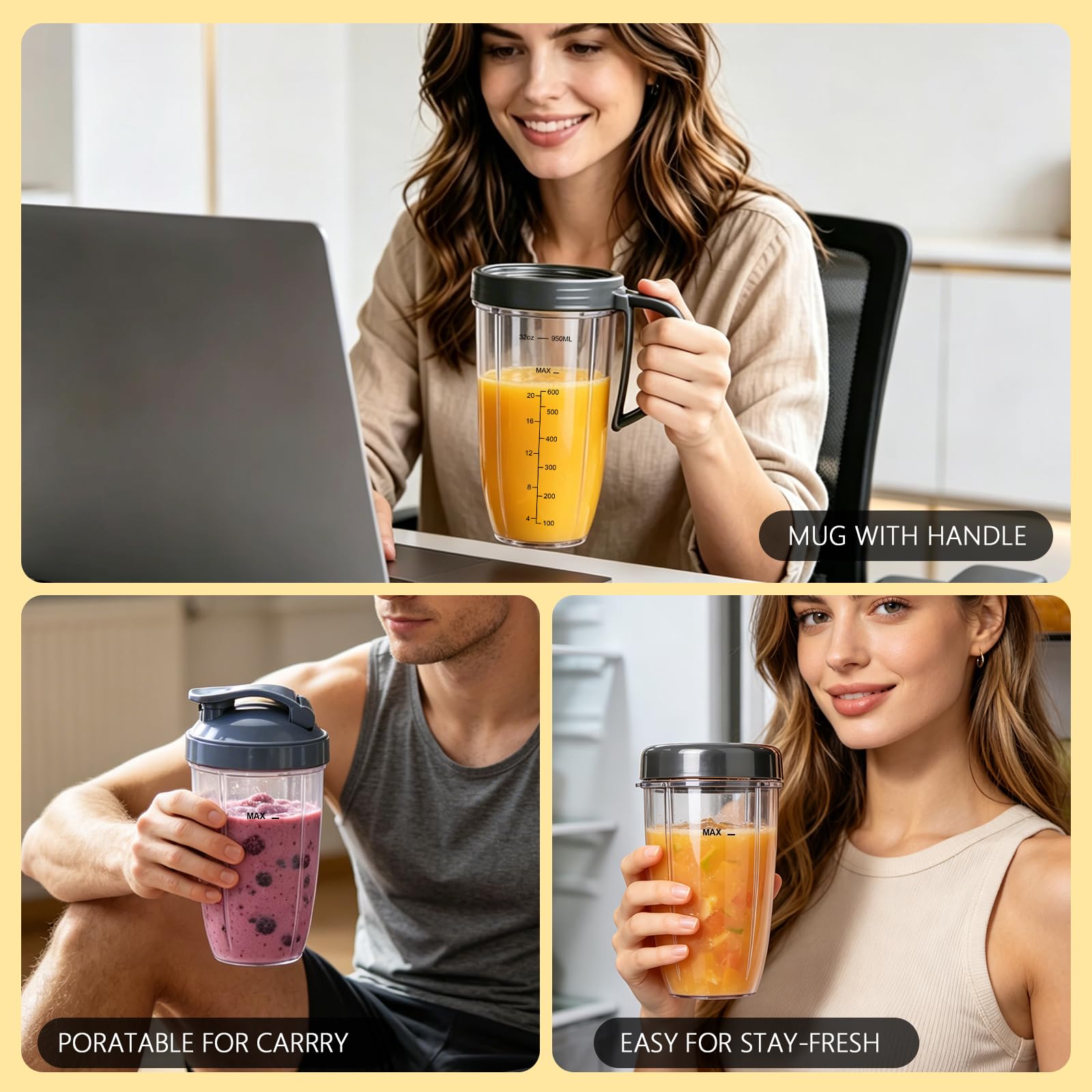 UBYNID smoothie prêt en main, montre praticité et usage quotidien