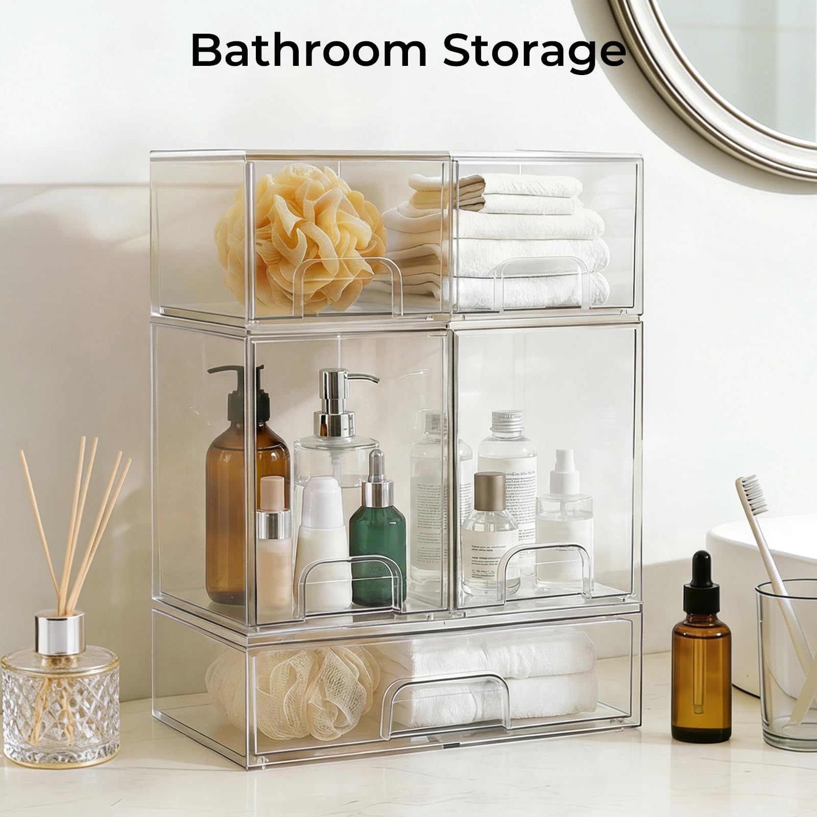 UFORU sur coiffeuse range cosmétiques et facilite routine beauté