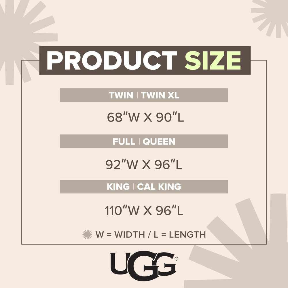 UGG mise en scène chambre lifestyle montrant esthétisme et facilité d'entretien